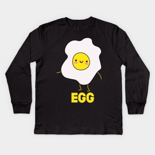 Bacon and Egg Matching Couple Shirt Kids Long Sleeve T-Shirt